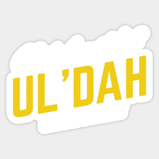 Visit Beautiful Ul'dah Sticker by snitts